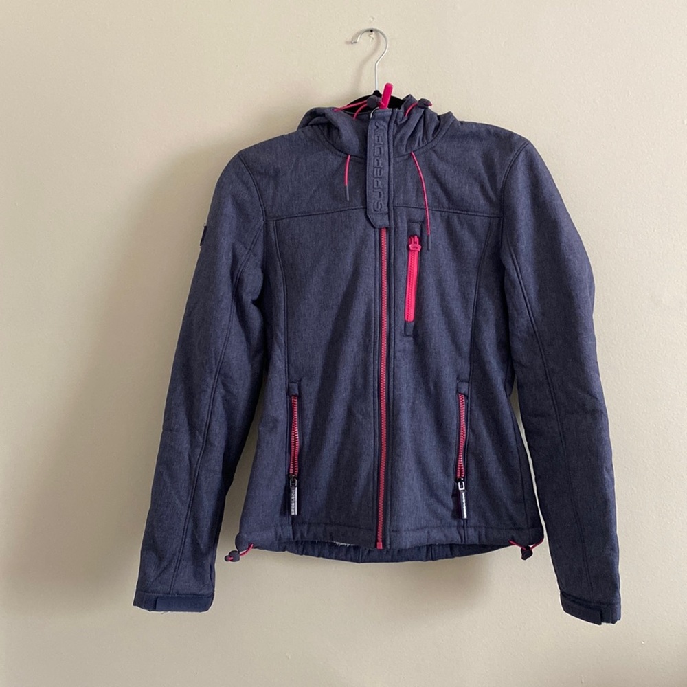 SuperDry the Engineered Windtrekker hooded Jacket